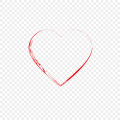 Heart vector icon. Valentines day. Heart symbol