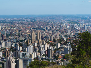 Fototapeta na wymiar View of Belo Horizonte City Belo Horizonte, Minas Gerais/brazil December 12/23/2018