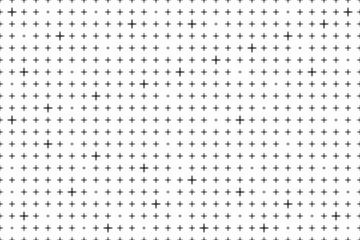 White abstract background with seamless random dark crosses, dots, grunge texture for design concepts, posters, banners, web, presentations and prints.
