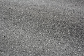 Asphalt road surface - road construction and safety