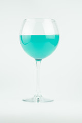 alcoholic blue drink
