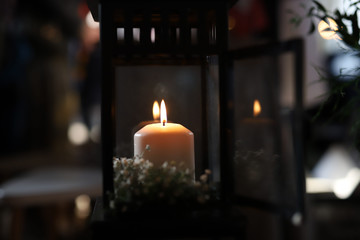 Portable Fireplace Candle