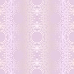 Pastel color Seamless Pattern With Floral Ornament. For Design, Wallpaper, Textile Industry. Vector