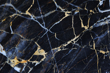 Dark gray Marble with beautiful patterned white and yellow texture background for interior design.