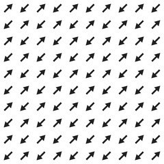 Seamless pattern with arrows