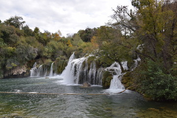 Fototapeta na wymiar National park Krka in Croatia