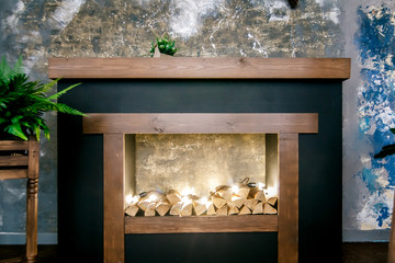 beautiful decorative home fireplace