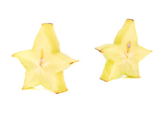 Naklejka premium Slice carambola fruit
