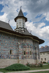 Fototapeta premium Romania, Moldovita Monastery,September ,2017,inner yard