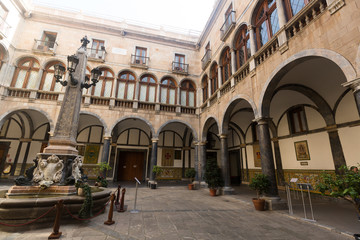 Fototapeta na wymiar National historical object - Palace of Capitania General