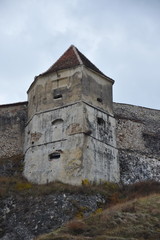 Fototapeta na wymiar Medieval fortress in Rasnov, Transylvania near Brasov ,2015