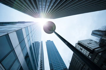 building business bureau travailler immeuble tour construction travail affaire banque perspective avenir puissance