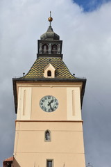 Brasov, Council Square tower, the medieval mayor house of the city, Romania,2015