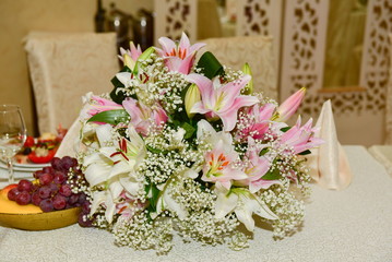 the bride's bouquet ,detail