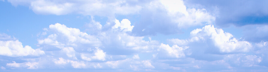 Naklejka na ściany i meble simple clouds skyline shot for blogs and social media