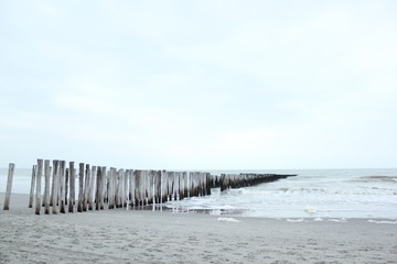 Endless path into the sea