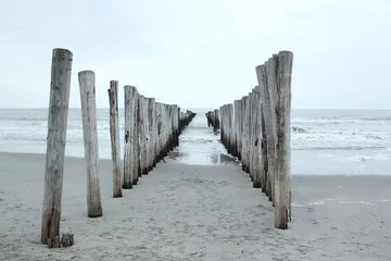 Foto auf Leinwand Nordsee Endless path into the sea  © Олеся Прокошина