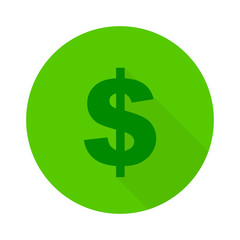 Vector Flat dollar icon