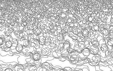 Obraz premium Monoline abstract background coloring