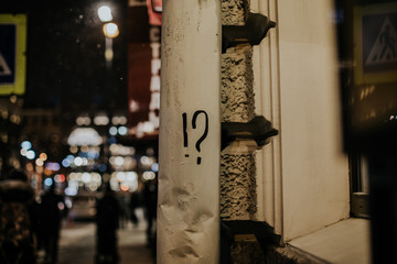 Graffiti dans la rue 