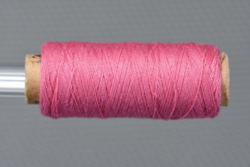 pink sewing thread