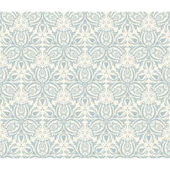 Seamless background  Eastern style. Arabic  Pattern. Mandala ornament. Elements of flowers and leaves. Vector illustration. Use for wallpaper, print packaging paper, textiles.