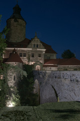 Polskie zamki-zamek Czocha nocą © amadeusz