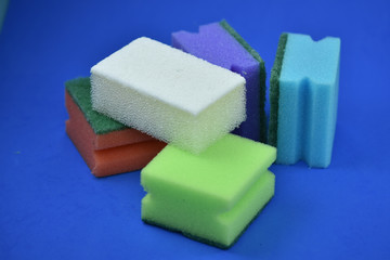  colored  kitchen sponges