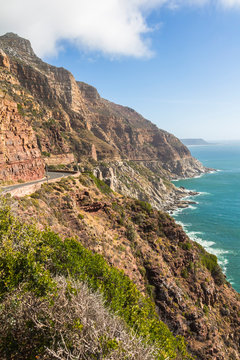 View On High Coast Of Chapmans Peak Drive, Cape Town