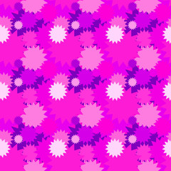 Seamless background pattern with various colored circles.