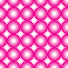 Pink and white circles