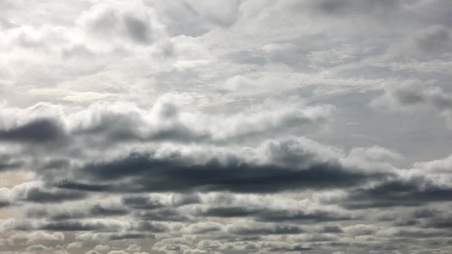 Two Layers Of Clouds In Opposite Directions Timelapse 002
