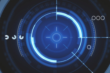 Future and hud concept