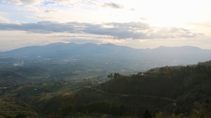 Obraz premium Tuscany Sunset moments 
