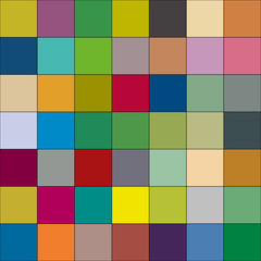 Geometrisches Muster in knalligen Pantone Tönen
