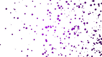 Background with paint. Divorces and drops. Periwinkles.