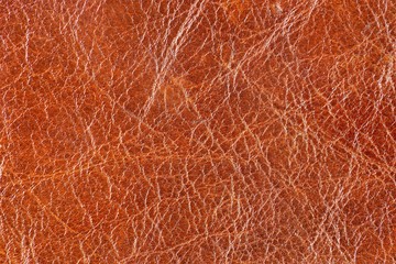 The texture of brown leather, intertwining fiber lines of different shades, form a natural unique abstract pattern, is successfully applicable for the background, design and creativity.