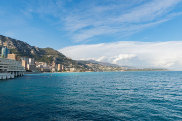 Fototapeta na wymiar Monaco Coastline