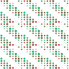 Seamless abstract pattern background with a variety of colored circles.