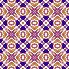 Seamless background pattern with a variety of multicolored lines.