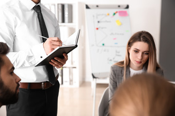 People at NLP training in office