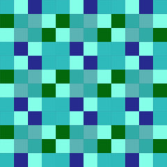 Seamless pattern background from a variety of multicolored squares.