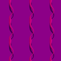 Seamless pattern background with multi-colored wavy lines.