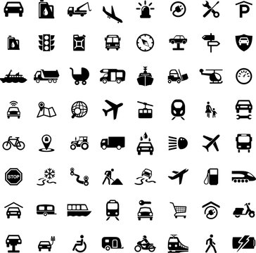 Icon Set Transportation