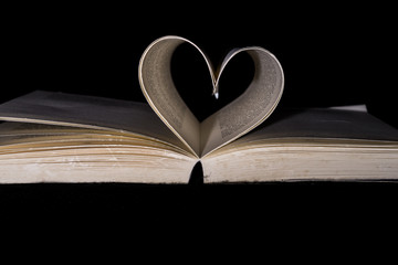 heart shaped book