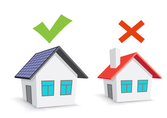 ecohouse and chimney house choice