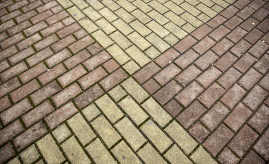 Floor tile street