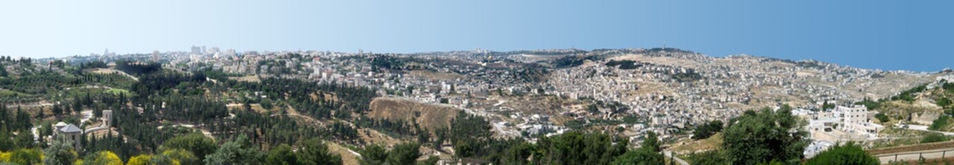 Fototapeta na wymiar The panoramic view of Jerusalem • Israel