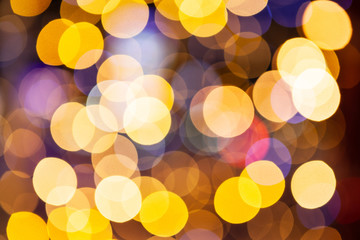 Artistic style. Defocused lights, urban abstract texture background for your ideas