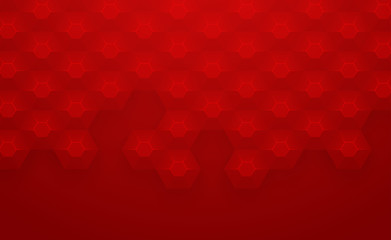 Red abstract background with geometric pattern.